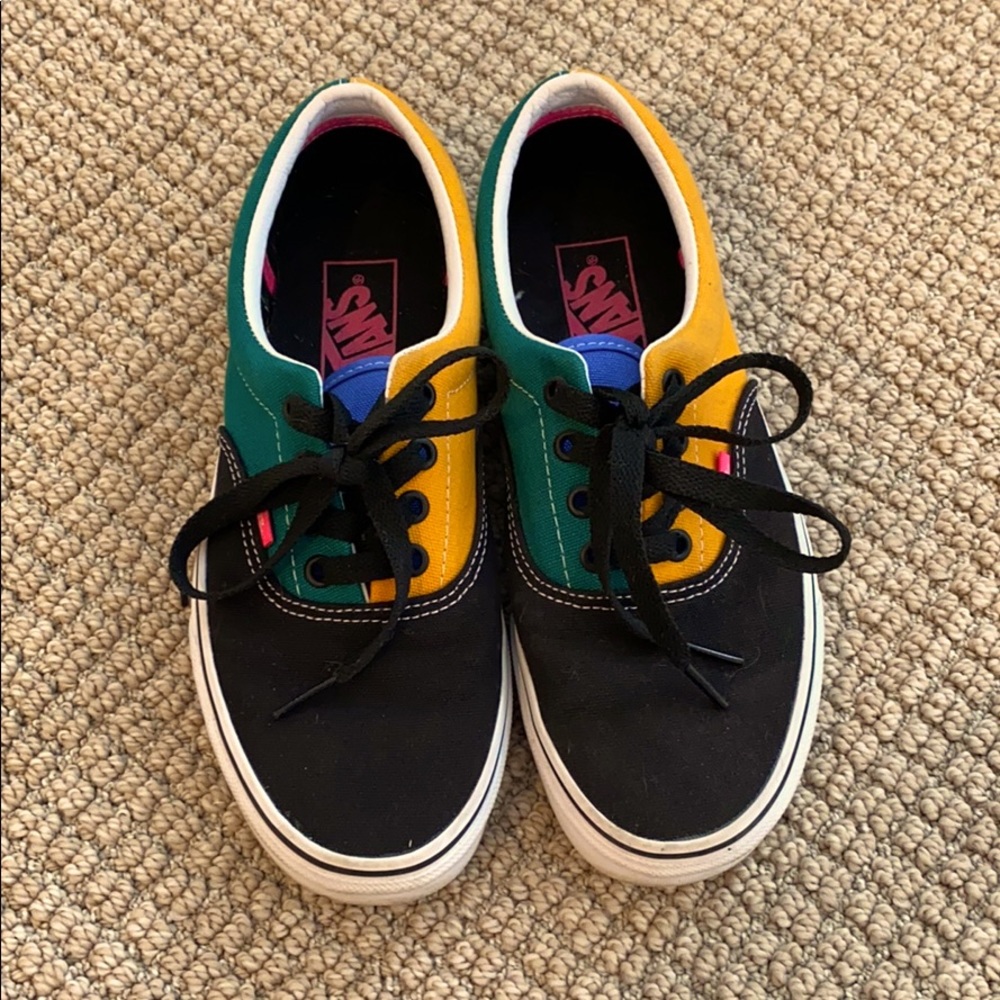 Color Block Vans Classic